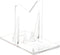 Plymor Clear Acrylic Sliding-Back Adjustable Display Easel, 2" H x 1.5" W x 2.625" D (6 Pack)...