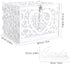 Ywlake Wedding Money Box Holder with Sign, Large Rustic Wood Wooden DIY Envelope Gift Post Card Boxes with Lock Slot for Reception Anniversary Gra...