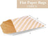 VGOODALL 120PCS Flat Paper Bags, 5 x 7 Inch Popcorn Bags Cookie Bags Kraft Paper Bags Striped Snack Bags Treat Bags for Snacks Cookies...