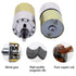 520 High Torque Micro Brush DC Motor Low Speed Gear Reduction Motor Eccentric Shaft Gearbox Diameter 37mm High Torque All Metal Gear Electric Micr...