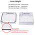 Junction Box, Zulkit Project Box with Reserved Holes IP65 Waterproof Dustproof Electrical Box ABS Plastic Project Enclosure White 5.9 x 5.9 x 2.8 ...