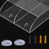 Acrylic TV Remote Control Holder Wall Mount Storage Box Media Organizer Rack...