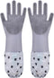 Pet Grooming Gloves Pet Hair Remover Cat, Dog Washing Gloves Silicone Heat Resistant Cleaning Gloves with High-Density Teeth Grooming Gloves for D...