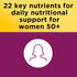 Nature Made Multivitamin For Her 50+ with No Iron, Womens Multivitamin for Daily Nutritional Support, Multivitamin for Women, 90 Tablets, 90 Day S...