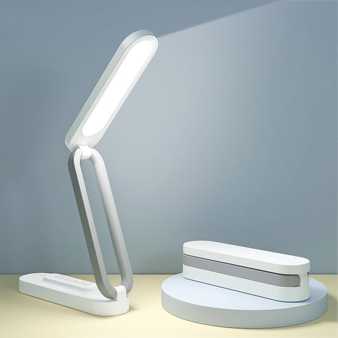 LED Desk Lamp for Office Home & Battery Operated Lamp Rechargeable Lamp Foldable & Portable Light, LED Desk Light Strip, 3 Brightness Dimmable Sma...