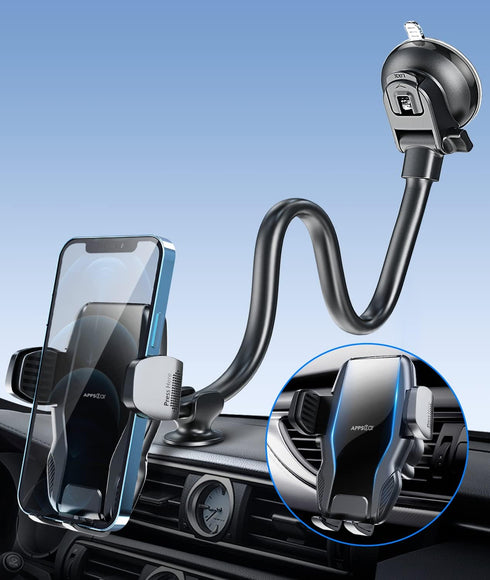 APPS2Car Phone Holder for Car Windshield/Dashboard/Window, Cell Phone Mount for Car Truck, Compatible with iPhone, Samsung, Google, LG and More......