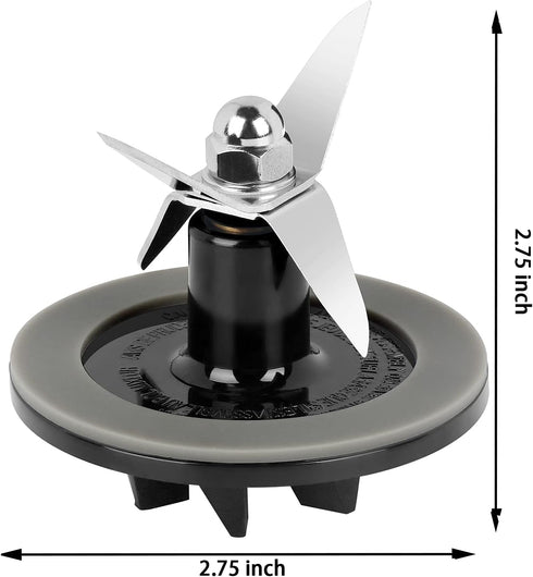 Replacement Parts Blender Blade Assembly with 3 Pieces Blender Gaskets?Fit for Cuisinart CBT-500, SB5600, CB600...