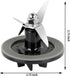 Replacement Parts Blender Blade Assembly with 3 Pieces Blender Gaskets?Fit for Cuisinart CBT-500, SB5600, CB600...