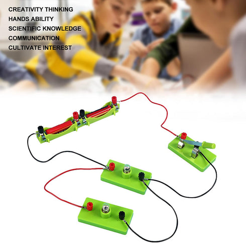 DIY Parallel Series Circuit, Kids Circuit Learning Starter Kit Physics Science Entry Experiment Educational Toys DIY Project Building Basic Electr...