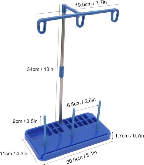 Sewing Machine Spool Stand Household Plastic Sewing Supplies Sewing Products Thread Spool Holder for Quilting...