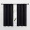 NICETOWN Halloween Black Out Curtain Panels for Kitchen - Energy Smart Decoration Thermal Insulating Blackout Drapes/Draperies for Small Window (2...