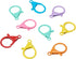 LiQunSweet 35 Pcs 7-Colors Iron Lobster Claw Clasp Hard Hook Lanyard Snap Clips DIY Accessories Hardware for Crafts Bags Keychains Jewelry Making ...