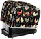 2 Slice Toaster Cover Farm Chicken Rooster Toaster Machine Case, Dust and Fingerprint Protection with Hang Loop Easy to Store (14x14")2PCS...