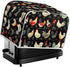 2 Slice Toaster Cover Farm Chicken Rooster Toaster Machine Case, Dust and Fingerprint Protection with Hang Loop Easy to Store (14x14")2PCS...
