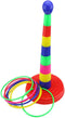 Ogrmar 18" Colorful Plastic Sport Ring Toss Game Set for Kids...