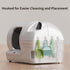 Convenient Pet Cats Toilet Cleaning Kit with Cat Litter Box Scooper/Cat Litter Picker/Handheld Dustpan/Broom/Brush/Paste Hooks Good for self Clean...