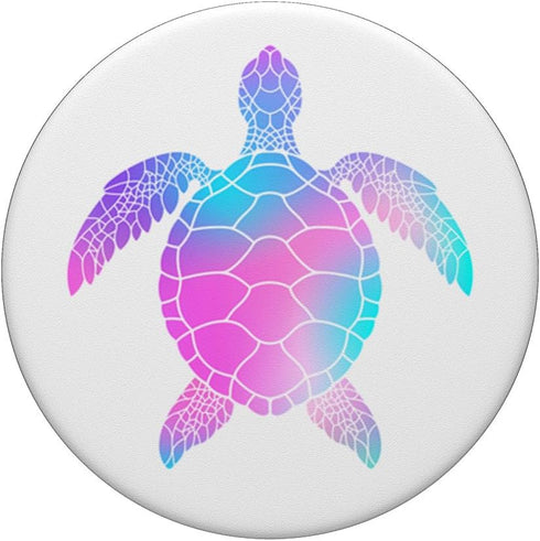 Cute Turtle Love Phone Holder - Gift for Mom Gift for Girls PopSockets PopGrip: Swappable Grip for Phones & Tablets PopSockets Adhesive PopGrip...