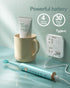 USB Rechargeable Sonic Electric Toothbrush for Adults Powered Motor Soft Dupont Brush Heads 2 Minutes Timer 5 Modes Teeth Whitening, Green...