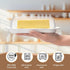 Butter Dish with Clear Lid, Butter Keeper for Countertop, Airtight Butter Dish, Plastic Butter Keeper Tray for West/ East Coast Butter, Dishwasher...