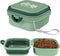 Collapsible Dog Water Bowl, Portable Dog Bowl for Traveling, 2-in-1 Pet Food and Water Feeder - Travel Dog Bowls with Lid for Walking, Traveling, ...