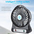 CCYLEZ Mini Table Fan,3 Speed Adjustable Baby Bed Car Seats Fan,USB Rechargeable battery Operated Small Fan Circulator,for Summer Gift(Black)...