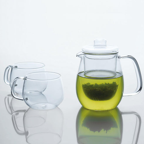 KINTO 8292 UNITEA Cup, 19.7 fl oz (550 ml), Dishwasher and Microwave Safe, Heat-resistant Glass, Gift...