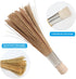 LSZSSJ9.84-inch natural bamboo brush kitchen cleaning brush, used to clean grills, pans, and stoves, without damaging The surface, 2 bamboo brushe...