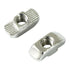 1/4"-20 Threaded Standard Steel Drop in T-Nut, Drop in T-Nuts Accessory Hardware Nuts for 15 40 Series Aluminum Extrusion Profiles Rail, 20 Packs...