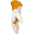 Caiman Premium Goat Grain TIG/MIG Welding Gloves, Wool Insulated Back, Scalloped Cuff, Boarhide Palm, White/Gold, Small (1871-3)...