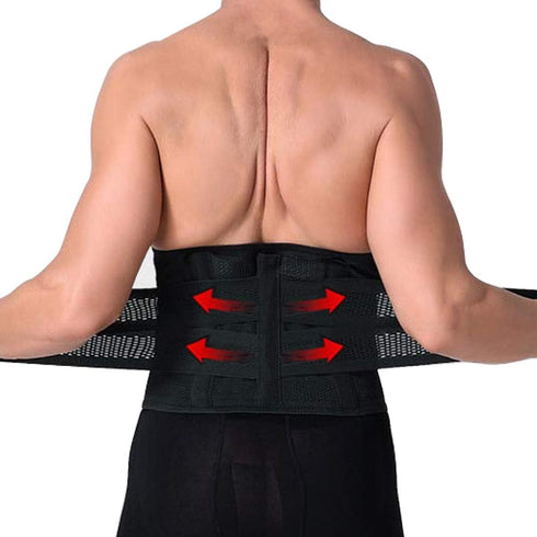 Lower Back Brace - Lumbar Support for Women & Men -Adjustable Compression & Breathable Waist Trainer Belt Weight Loss for Gym, Posture, Pain Relie...