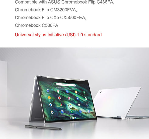 USI150 Stylus Pen for ASUS SA300 Compatible with ASUS Chromebook Flip C436FA,Chromebook Flip CM3200FVA,Chromebook Flip CX5 CX5500FEA,Chromebook C5...