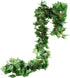 Elegant 38 Ft Autumn Artificial Grape Leaf Garland - 5 Strands, Highly Realistic Fall Decor for Weddings, Home, Parties, & Wall Display...