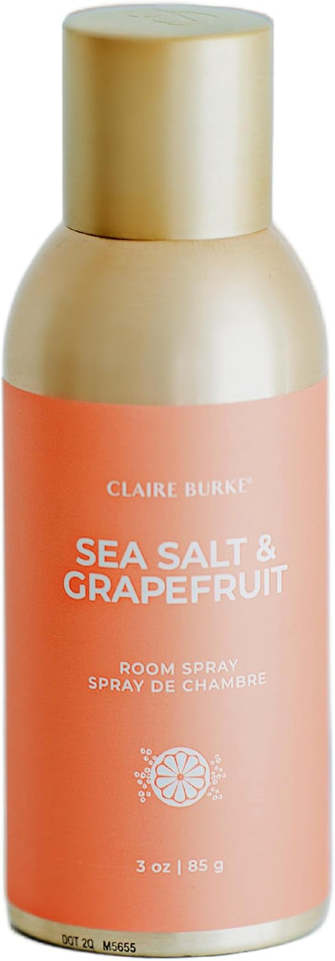 Claire Burke Sea Salt and Grapefruit Room Spray, Air Freshener for Home and Bathroom, 3 oz...