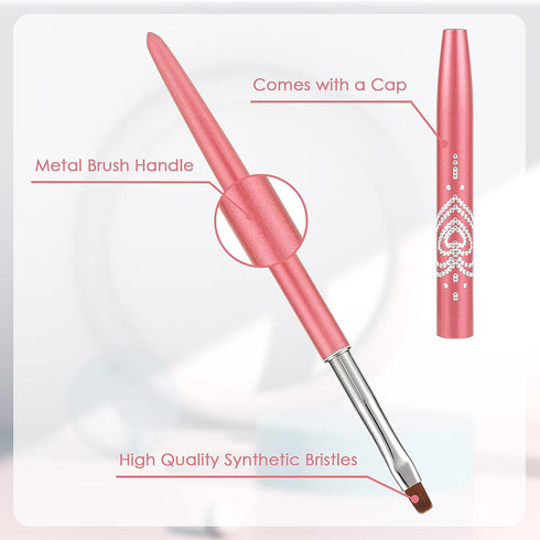 Nail Clean Up Brush, 3PCS Nail Art Clean Up Brushes Nail Painting Brushes Nail Remover Brush Nail Pen Painting Tools for Nail Art Design Manicure ...
