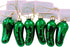 Christmas Pickle Ornament Pack Blown Glass Tree Decoration Gift Boxed, Set of 6...