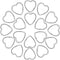 50 PCS Heart Shape Keyring Metal Silver Split Key Rings Heart Keychain Craft for DIY Home Car Keys Valentine's Day Mother's Day...