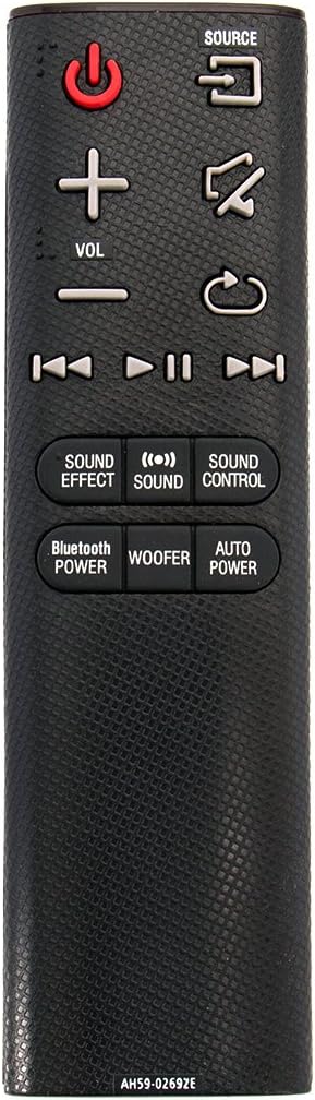 New Replacement Remote Control AH59-02692E Compatible with Samsung soundbar HW-JM6000C HW-J55 HW-J551 HW-JM35 HW-J450 HW-J355 HW-J355/ZA HW-J450/Z...