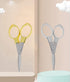 2 Pcs Small folding scissors small portable travel sewing scissors stainless steel telescopic scissors Fish line scissors Alloy scissors...