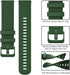 ISABAKE Compatible Vivoactive 3 Band 20mm Strap Soft Silicone Vivoactive 3 Wristband Replacement Band for Venu Sq/Galaxy Active 2/Forerunner 245/6...