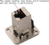 5PCS Panel Mounting RJ45 Cat5/5e/6 8P8C Ethernet LAN Cable Connector Zinc Alloy Housing Double Head Coupler Adapter Female to Female...