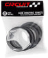 Circuit Performance 73.1mm OD to 63.4mm ID Black Plastic Polycarbonate Hub Centric Rings...