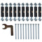 Wall Box Repair Tool 18 Type Wall Box Switch Socket Cassette Screws Support Rod Wall Electrical Box Screw Tool...