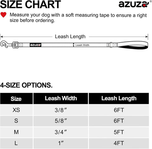 azuza 3 Pack Fruit Design Nylon Dog Leashes Strong & Durable Basic Dog Leash with Easy to Use Collar Hook for Small Dogs, S (6FT,5/8")...