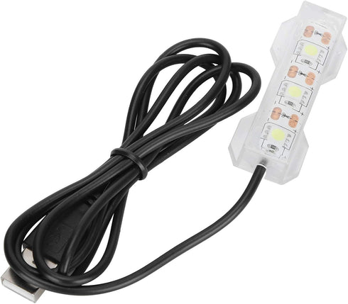 GLOGLOW Aquarium Light, Soft USB Small Aquarium Water Plant Light Light Weight Desktop Fish Tank Mini Decoration LED Lamp 6x2cm/2.4x0.8in...