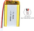 3.7V 1600mAh Battery 953248 Lithium Polymer Ion Rechargeable Li-ion Li-Po Battery with 2P PH 2.0mm Pitch Connector...