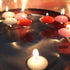 Floating Candles,Classic Unscented Tealight Shape Candles with 100PCS Silk Rose Petals,Mini Candle Discs for Weddings,Anniversaries,Birthdays,Home...
