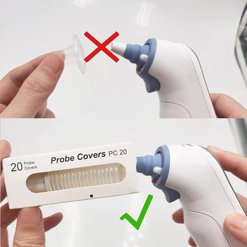 300 X Ear Thermometer Covers Thermometer Ear Lens Filters, Refill Covers for All Braun themometer Models BPA Free Digital Disposable Covers...