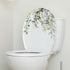 1Pc Beautiful Graffiti Stickers Green Plant Leaves Self-Adhesive Traceless Bathroom Toilet Cover Decor Decal Home Supplies Herbs Toilet Lid Decals...