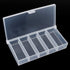 OriGlam 9.5cm / 3.74inch 5 Grids Clear Plastic Organizer Box Storage Container Box, Storage Clear Jewelry Box, Plastic Bead Storage Container Orga...