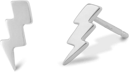 Boma Jewelry Sterling Silver Lightning Bolt Stud Earrings...